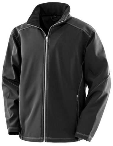 RES-R455M-Mens Treble Stitch Softshell Jacket